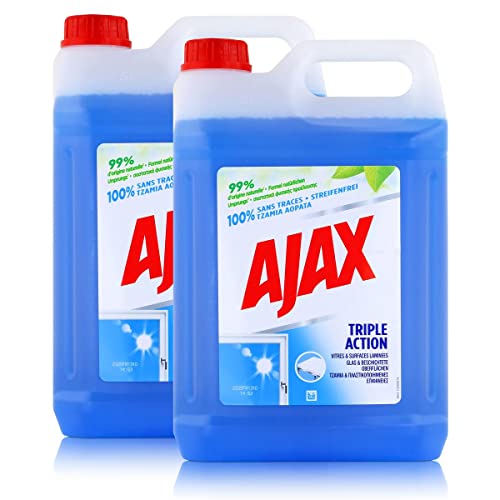 AJAX 3-Fach AKTIV Glasreiniger 2X 5,0 l