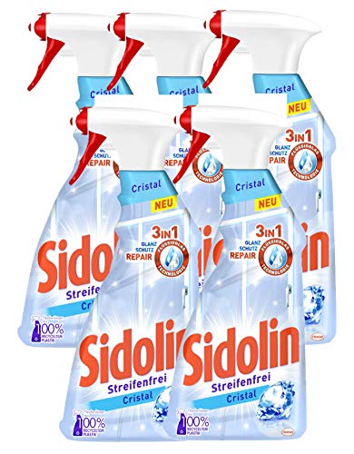 Sidolin Cristal, Glasreiniger 5xSprühflasche