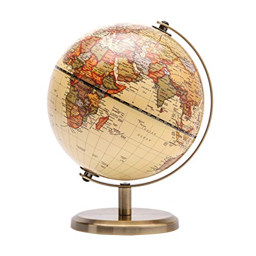 EXERZ 14cm Antiker Globus- Englische Karte