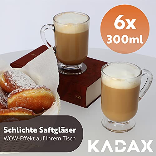 Glühweinglas im Bild: KADAX Kaffeegläser Set