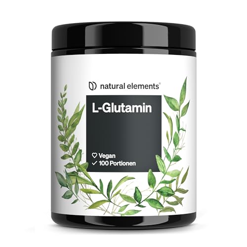 natural elements L-Glutamin Pulver – 500g – reines L