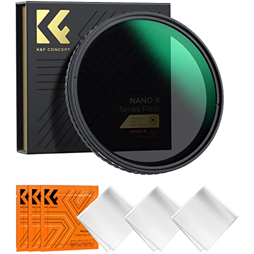 K&F Concept Nano-X Serie ND Filter 82mm Variabler Graufilter
