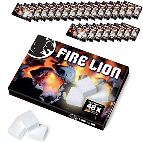 FIRE LION 1152x (Stück) Anzündwürfel Kaminanzünder Kohle