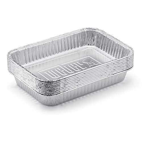 Weber 6415 Small 7-1/2-Inch-by-5-inch Aluminum Drip Pans