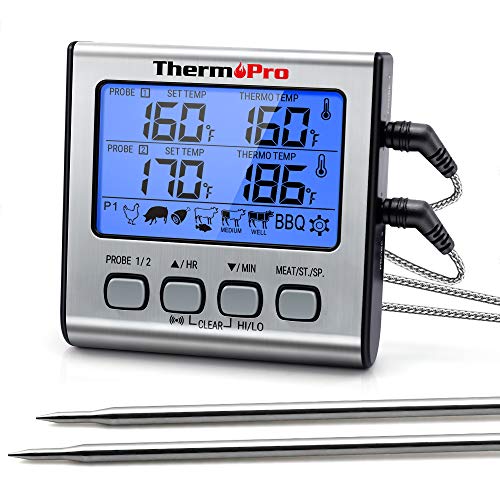 ThermoPro TP17 Digitales Grill-Thermometer Bratenthermometer