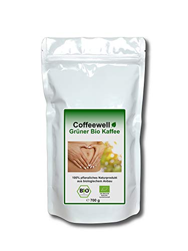 Coffeewell Green Organic Coffee Grüner Bio Kaffee 700g