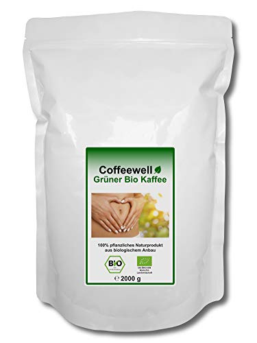 Coffeewell Grüner Bio Kaffee (2000g)