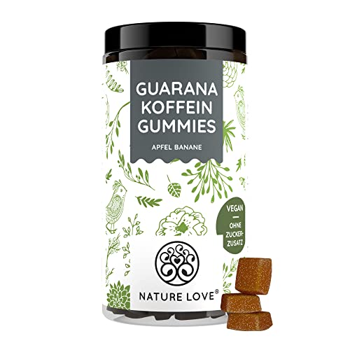 Nature Love Guarana Koffein Gummies – 90 Stück