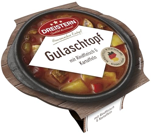 DREISTERN Gulasch-Suppentopf mit Kartoffeln