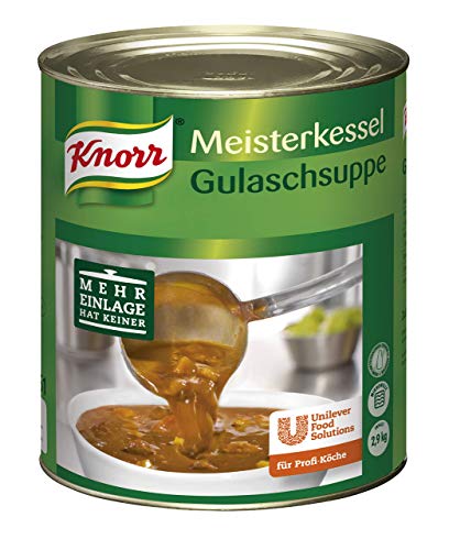 Knorr Meisterkessel Gulaschsuppe (servierfertig, authentischer Geschmack)