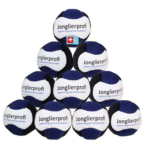Jonglierprofi 10er Set Footbags 10 robuste Footbag