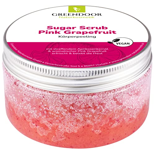 GREENDOOR Körperpeeling Sugar Scrub Pink Grapefruit 230g
