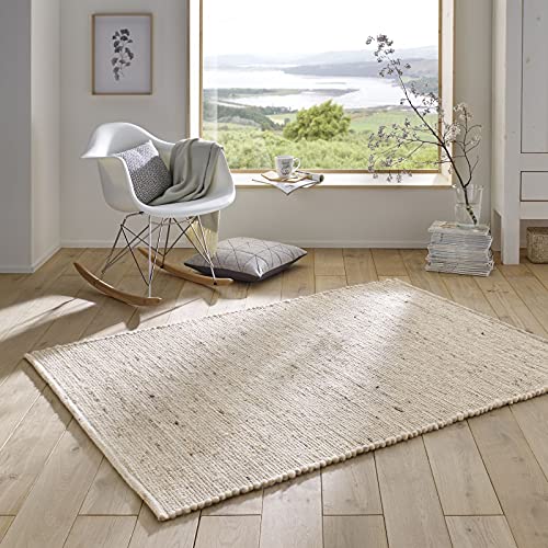 Taracarpet Handweb-Teppich Malmoe Wolle im Skandinavischem