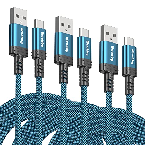 Wcakby USB C Kabel [3 Stück
