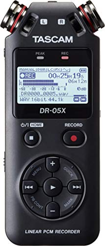Handy Recorder unserer Wahl: Tascam DR-05X Tragbarer Audio-Recorder mit USB 2.0