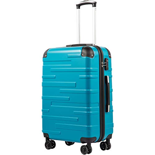 COOLIFE Hartschalen-Koffer Rollkoffer Reisekoffer Vergrößerbares Gepäck