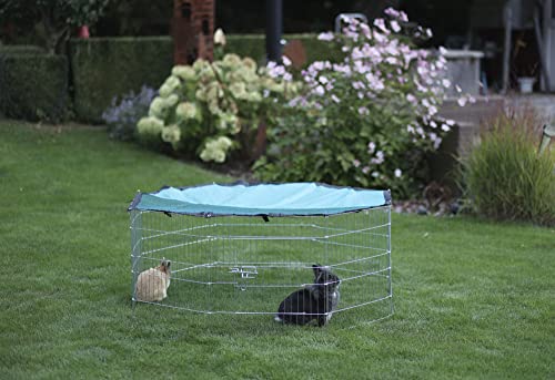 Hasenkäfig im Bild: Kerbl Freigehege für Kleintiere mit Tür und Netz