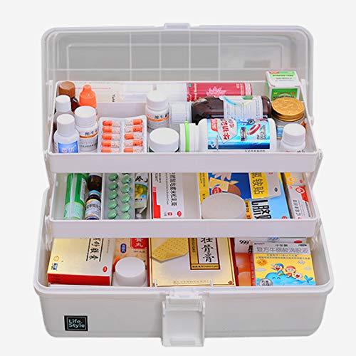MAJOZ Medizinbox Erste-Hilfe-Schachtel mit Griff