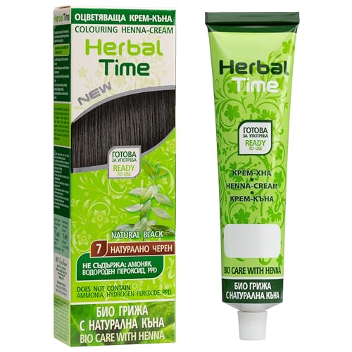 Herbal Time Natürliche Haarfarbe mit Henna Farbe