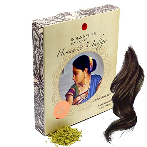 INDIAN NATURAL HAIR CARE Henna & 3×Indigo