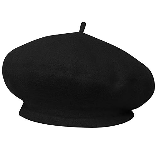 TRIXES französische Baskenmütze schwarz Kostüm Thema