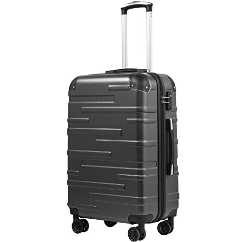 COOLIFE Hartschalen-Koffer Rollkoffer Reisekoffer Vergrößerbares Gepäck