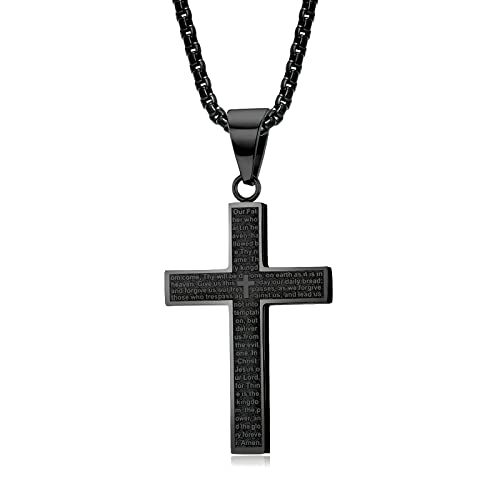 MERTTURM Kreuz Halskette für Herren