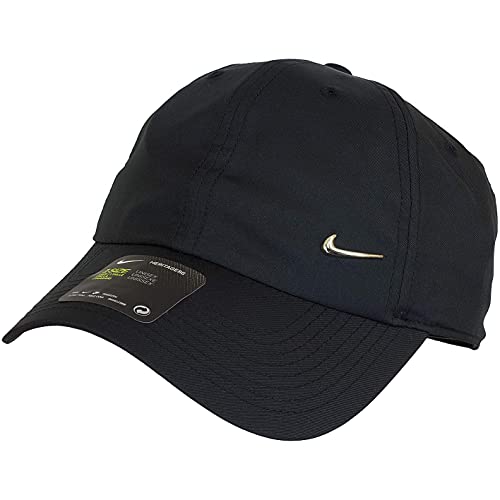 Nike Heritage 86 Metal Swoosh Cap (one Size, Black)
