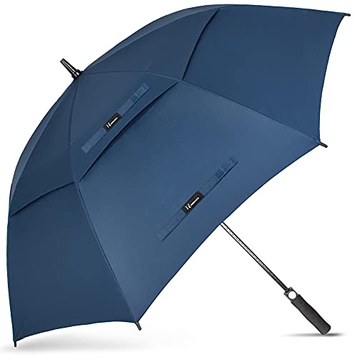 NINEMAX Regenschirm Groß Sturmfest