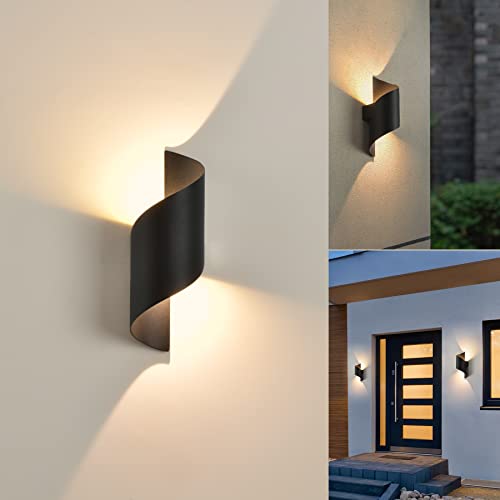 KUKAK LED Wandleuchte Innen/Außen,10W Außenleuchte Wandlampe