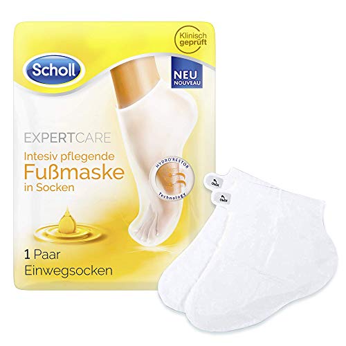 Scholl EXPERTCARE intensiv pflegende Fußmaske mit 3 wertvollen