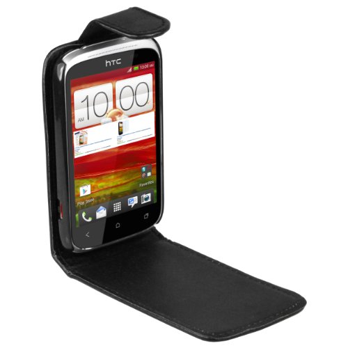 mumbi Tasche Flip Case kompatibel mit HTC