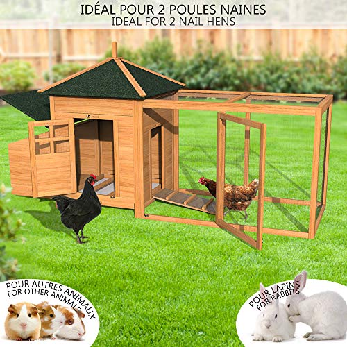 Hühnerhaus im Bild: VOUNOT Hühnerstall mit Auslauf