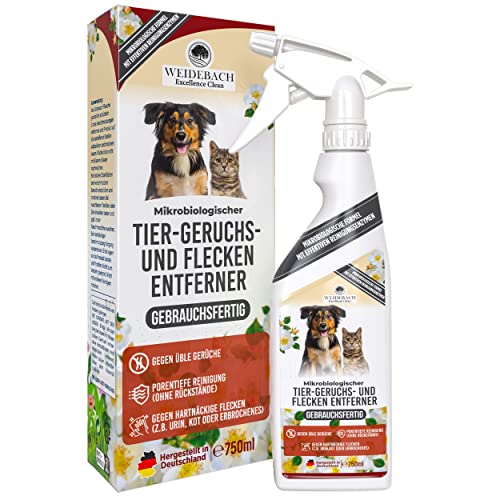 Weidebach hocheffektiver Geruchs- und Fleckenentferner gegen Tiergerüche