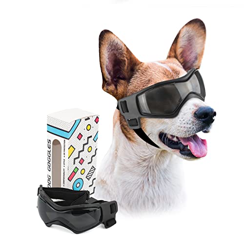 PETLESO Hundebrille Hundeschutzbrille Hunde Sonnenbrille Anti