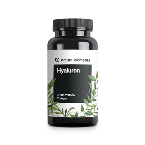 natural elements Vegane Hyaluronsäure – 500 mg Hyaluron