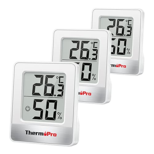 ThermoPro TP49W-3 digitales Mini Thermo-Hygrometer