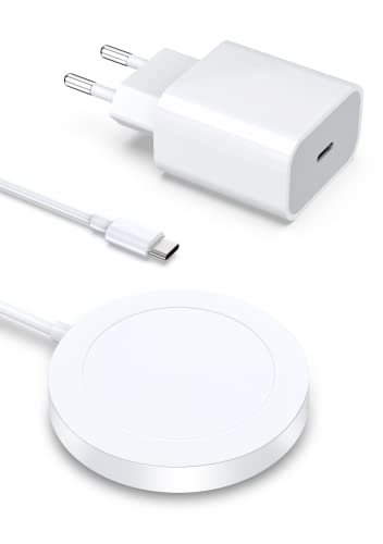 KLiHD Mag-Safe Ladegerät Wireless Charger für iPhone: (A12)