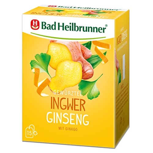 Bad Heilbrunner Ingwer-Ginseng Tee im Filterbeutel