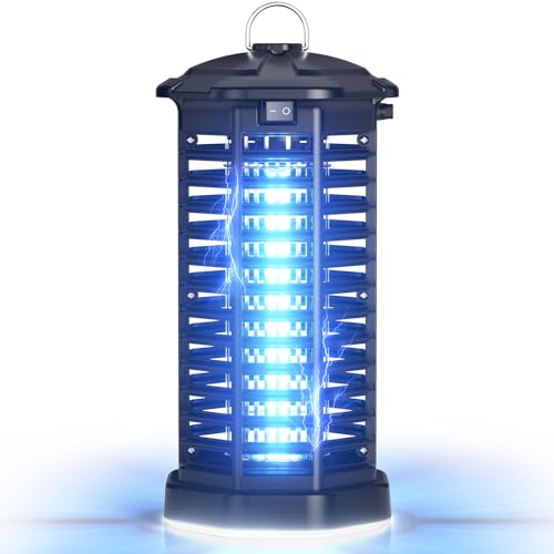 Yissvic Elektrischer Insektenvernichter 4200V Mückenlampe mit UV