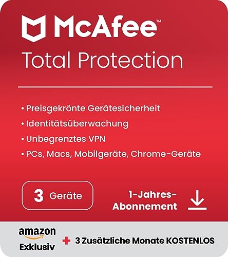 McAfee Total Protection 2024 Amazon Exclusive