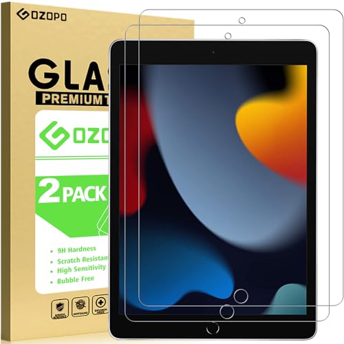 GOZOPO 2 Stück] Schutzfolie für iPad