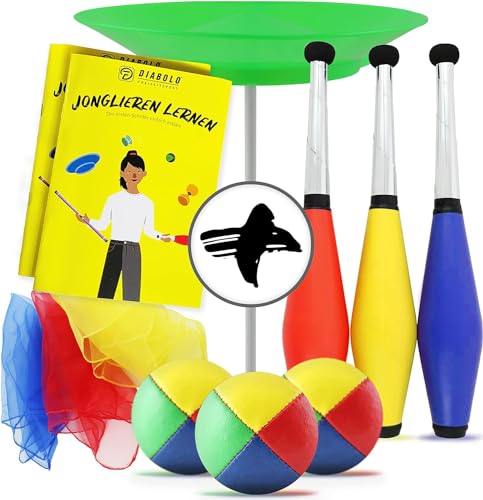 Diabolo Freizeitsport Jonglier-Set für Kinder und Erwachsene