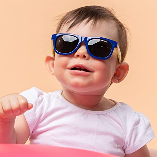 Sonnenbrille für Jungen im Bild: Kiddus Polarisierte Sonnenbrille für Baby
