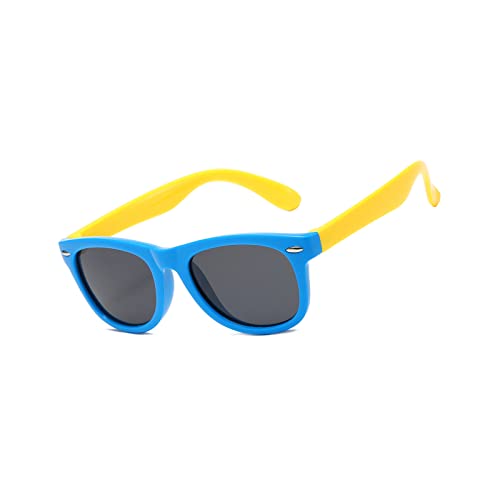 UVTQSSP Polarisiert Klassisch Sonnenbrille Kinder Flexibler