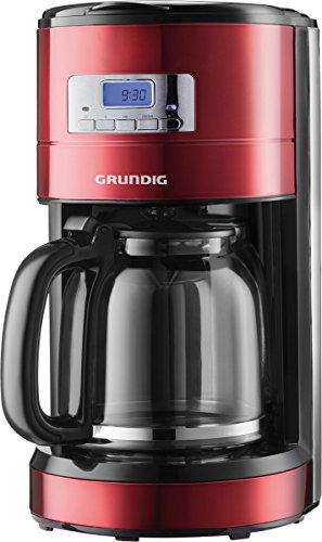 GRUNDIG KM 6330 Kaffeemaschine Red Sense (1,8 l, Digitaluhr, programmierbare Startzeit)