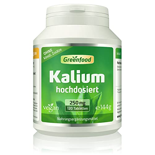 Greenfood Kalium, 250 mg