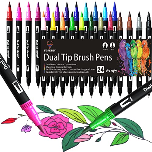FORETOY Dual Brush Pen Set