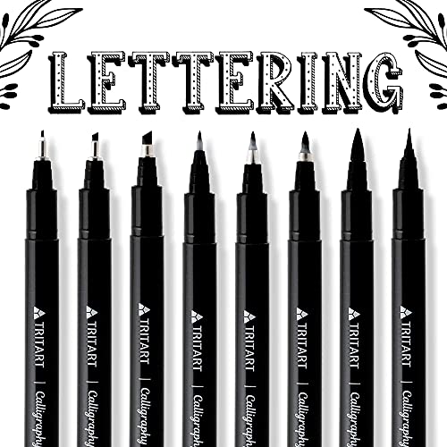 Tritart Kalligraphie Stifte Set – 8 Pinselstifte