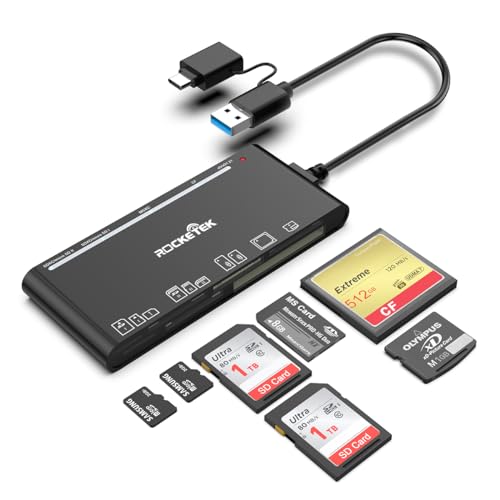 Rocketek USB C USB3.0 Multi-Kartenleser